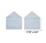 7.75X5.5 WHITE ENVELOPE